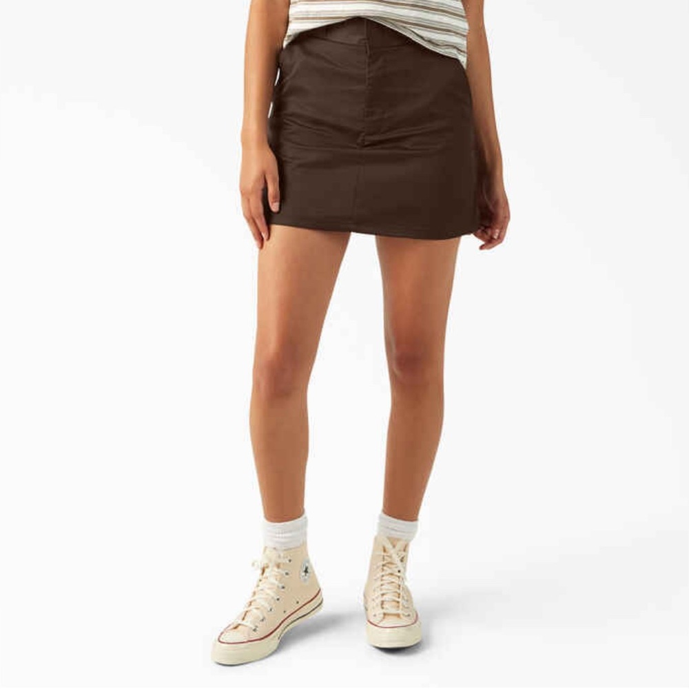 Dickies Dark Brown Mini Skirt